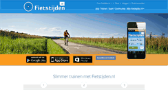 Desktop Screenshot of fietstijden.nl